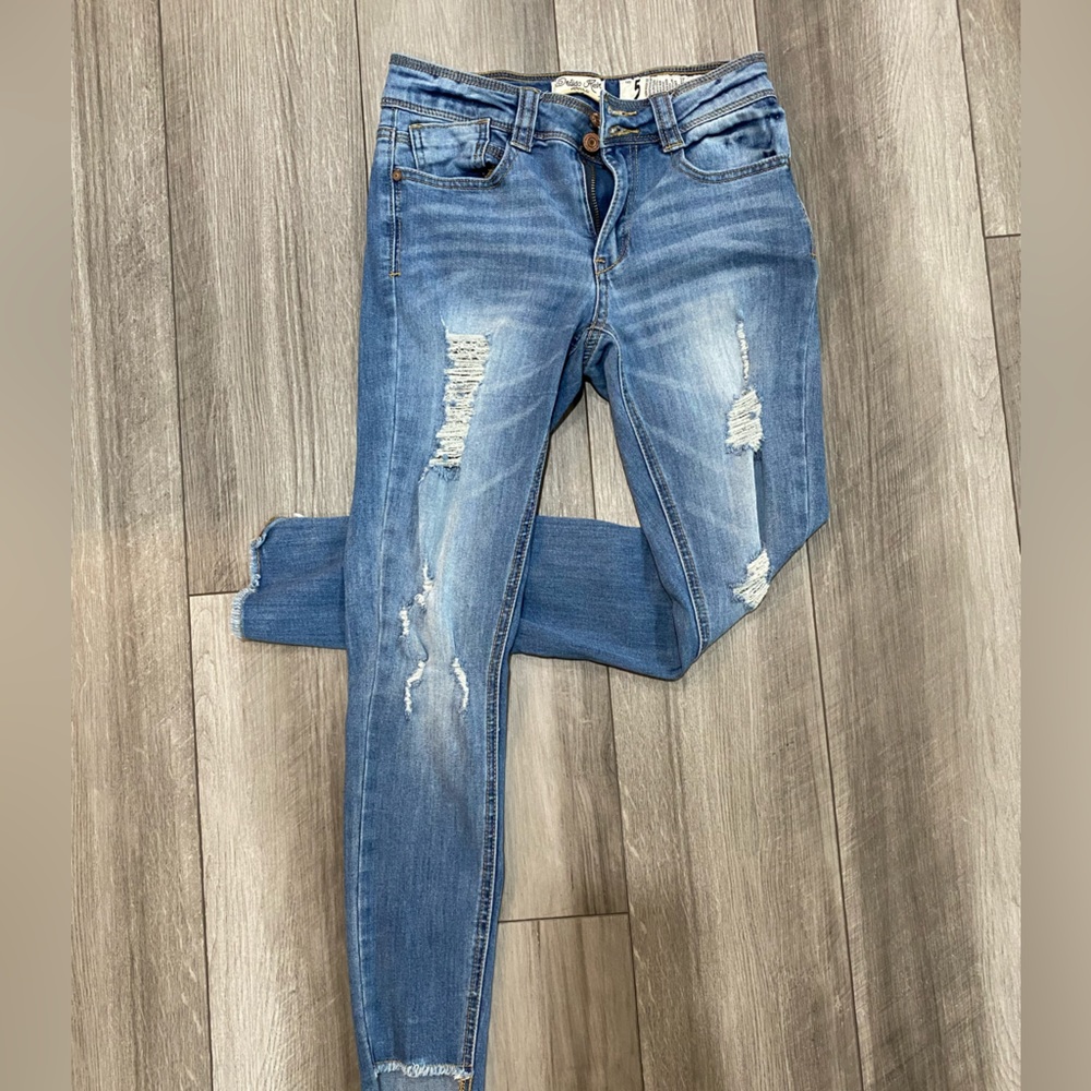 Denim stretchy jeans